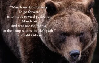 march on do not tarry