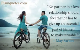 no partner in a love