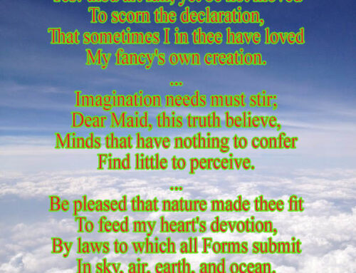 Yes! Thou Art Fair, Yet Be Not Moved