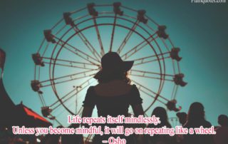 Life repeats itself mindlessly