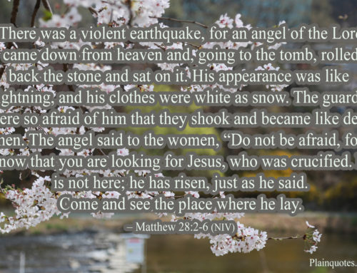 There was a violent earthquake