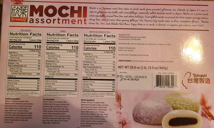 Formosa YAY Mochi Assortment back