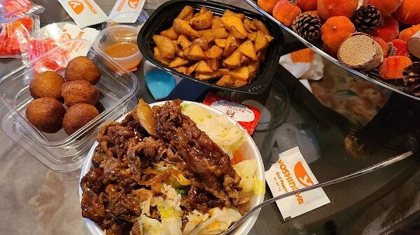 Yoshinoya new grilled beef bowl potatoes donut