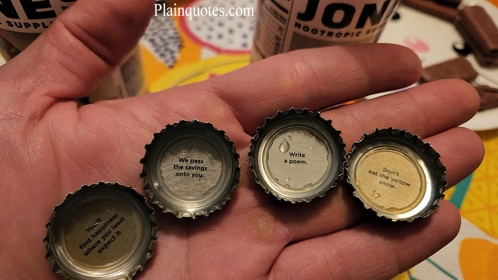 Jones Soda Bottle Caps