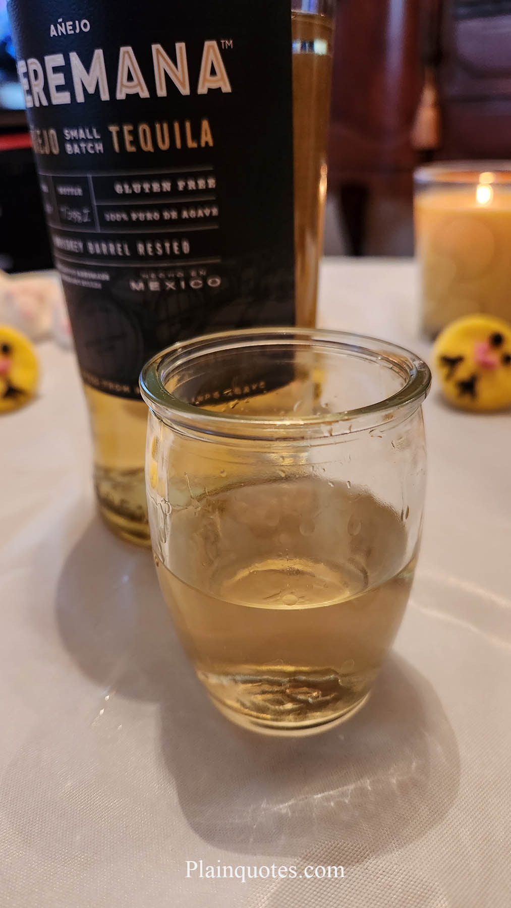 Teremana Anejo in delici Chocolate Mousse Glass Cup