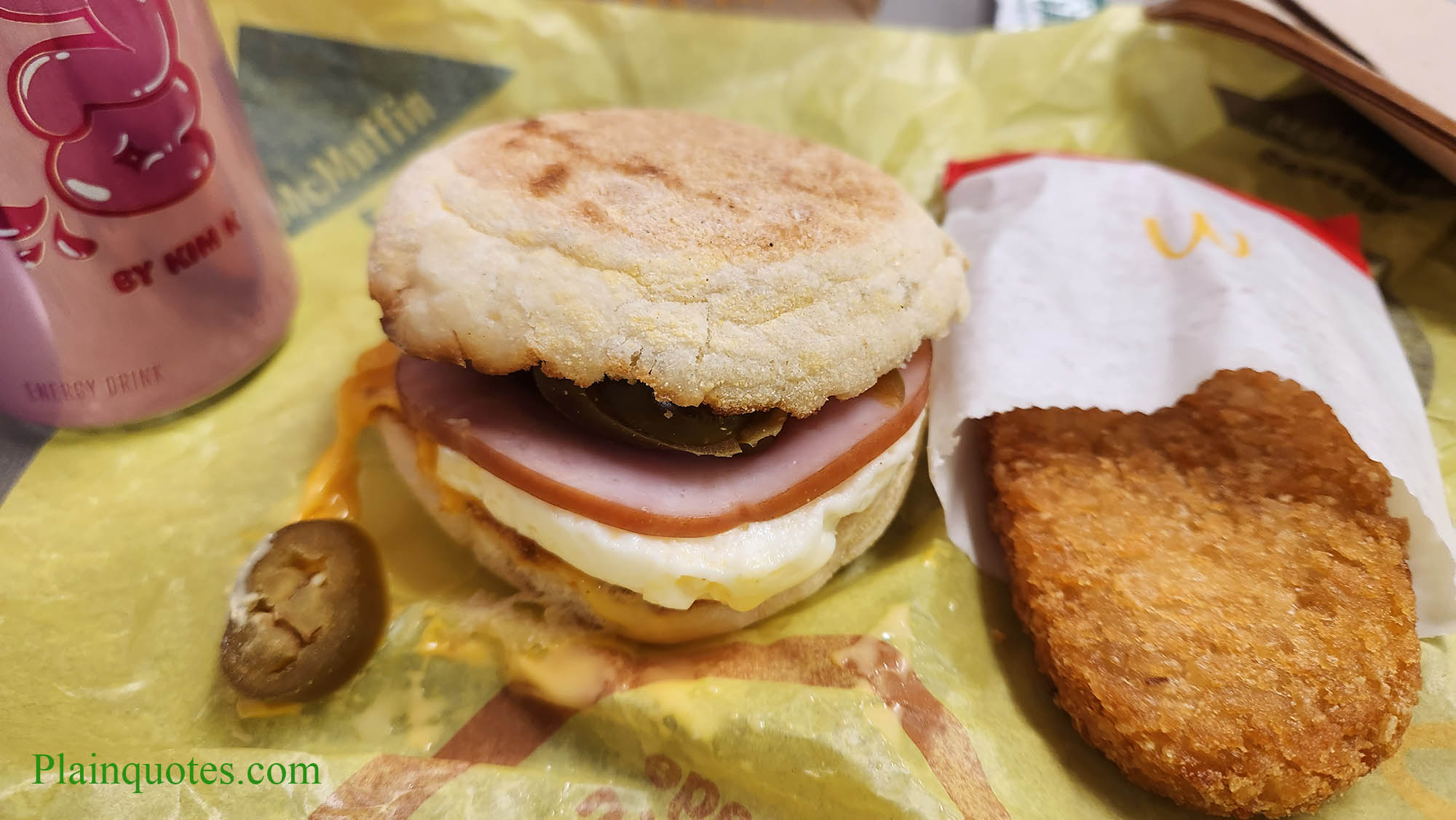 McDonald's Cheesy Jalapeno Egg McMuffin