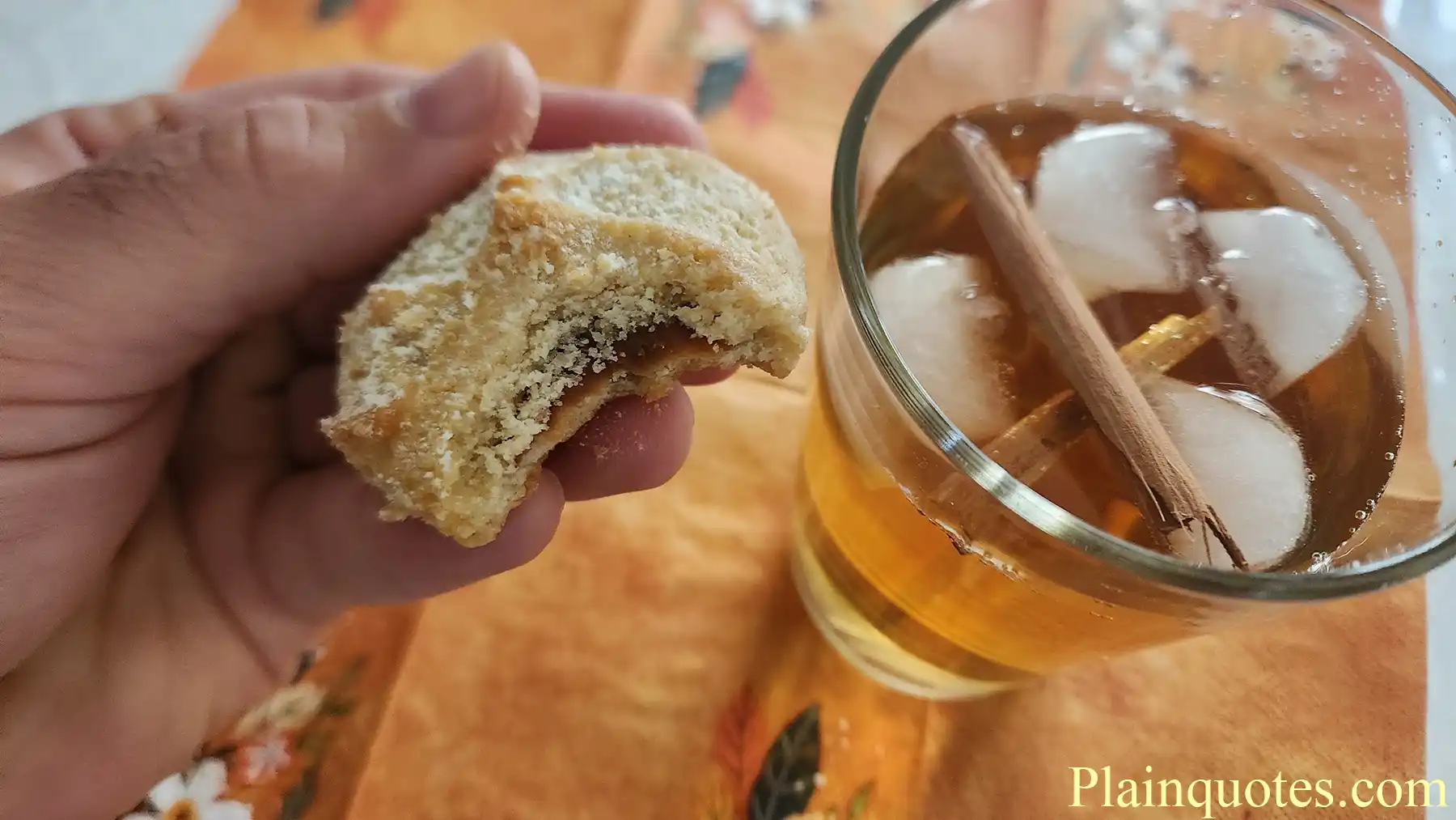 Dulce De Leche Delights with Apple Juice