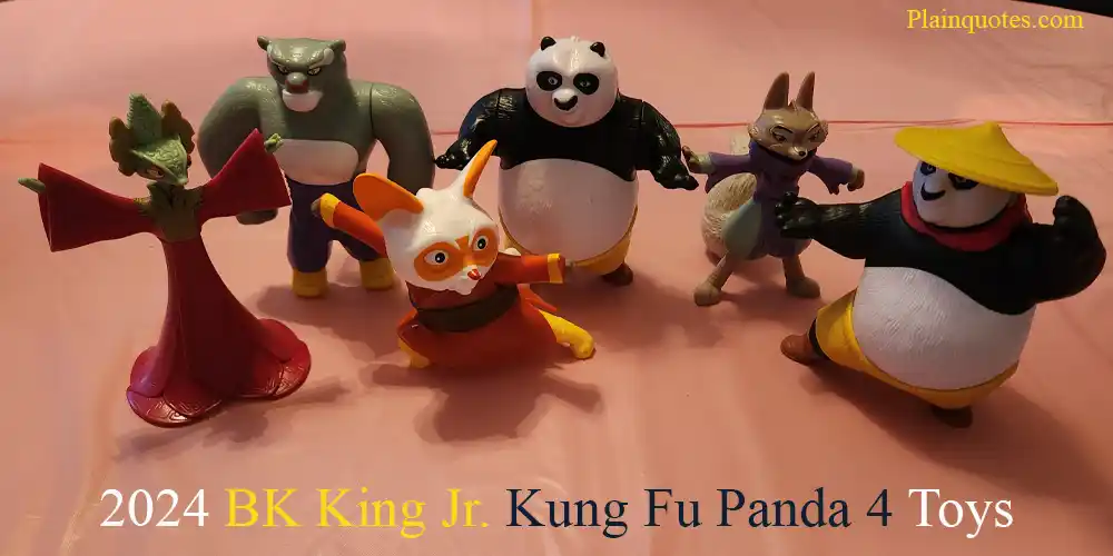2024 BK Kung Fu Panda 4 Toys