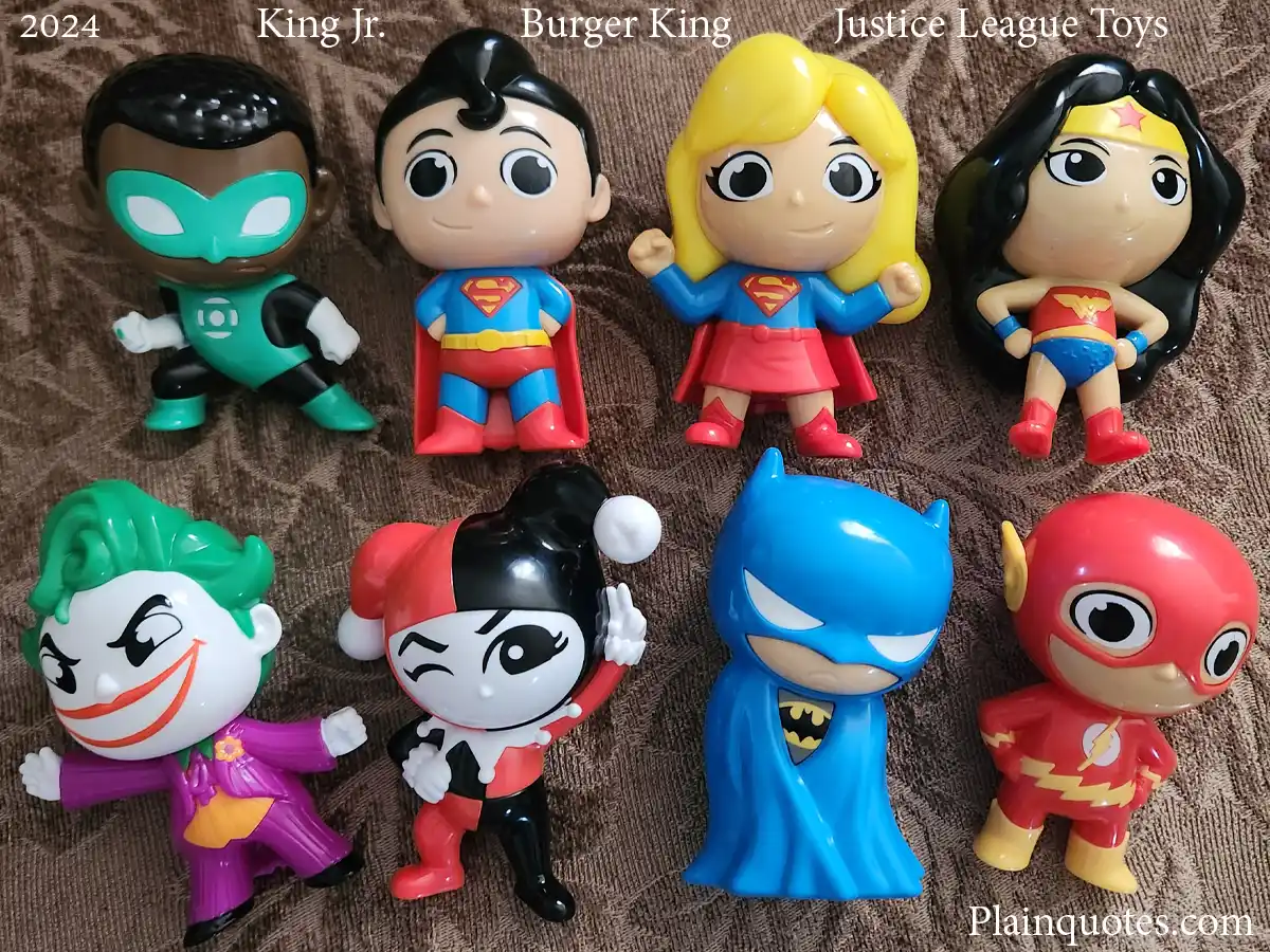 Burger King Justice League Toys 2024