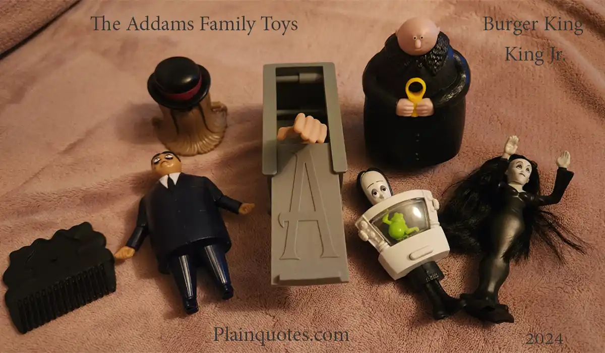 Burger King The Addams Family Toys