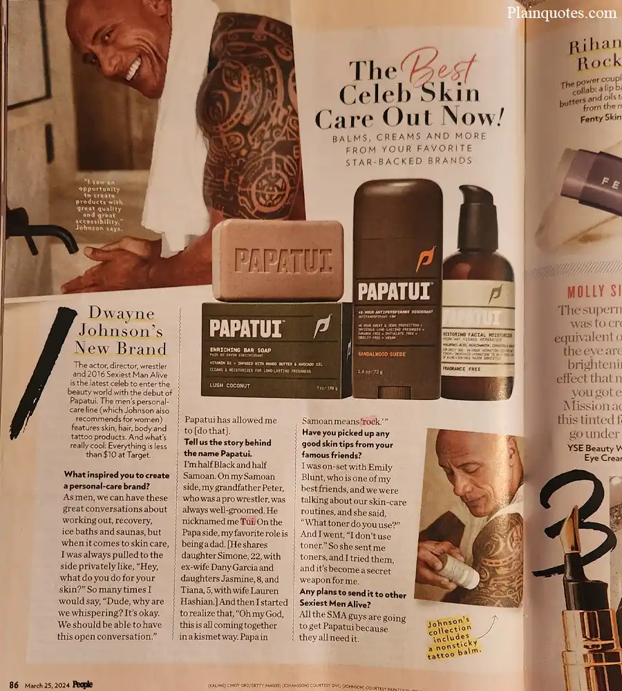 Why The Rock Names it Papatui?