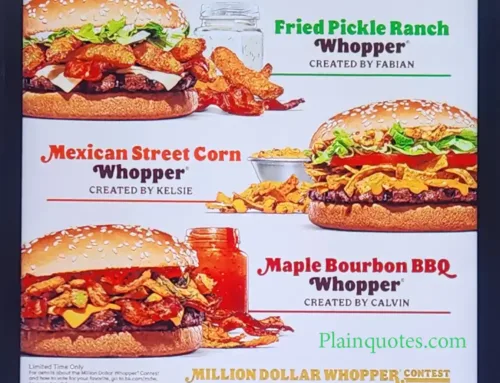 Burger King Million Dollar Whopper Contest Whoppers