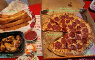 Little Caesars Stuffed Crazy Crust Pepperoni Pizza