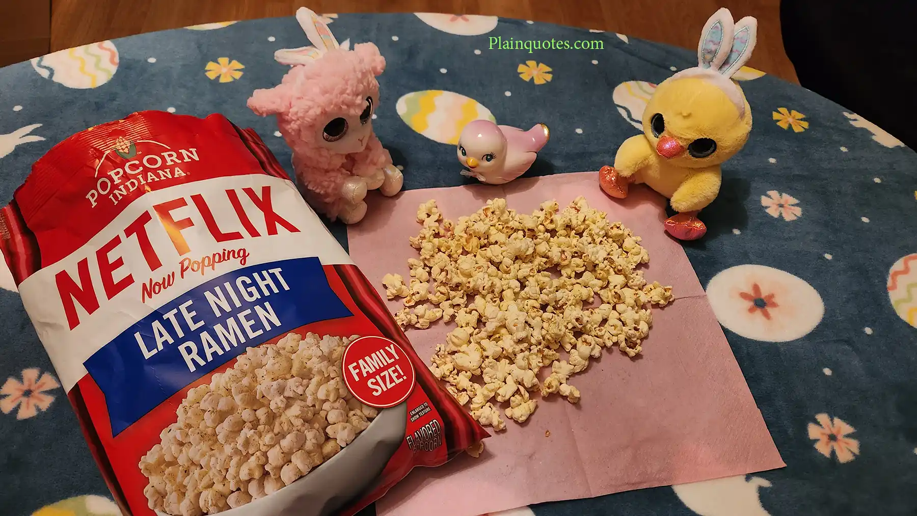 Popcorn Indiana Netflix Late Night Ramen