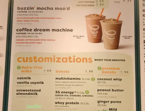 Jamba Coffee Smoothies