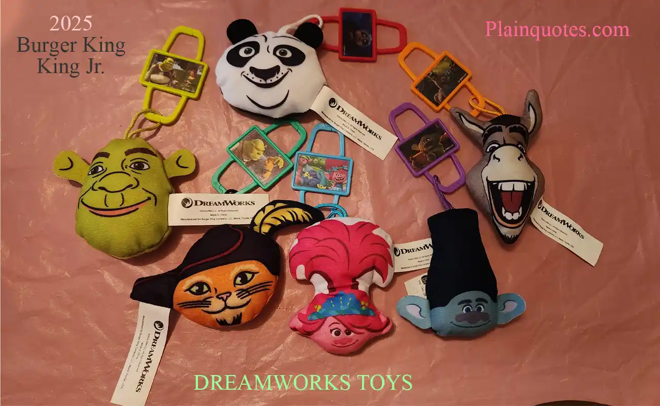 2025 Burger King DreamWorks Toys