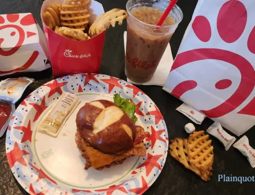 Chick-fil-A Pretzel Cheddar Club Sandwich