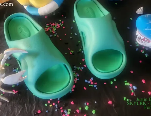 Justin Bieber’s SKYLRK Beach Slides