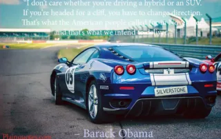 I don't care whether you're driving a hybrid or an SUV