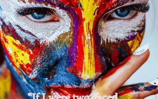 if I were two faced