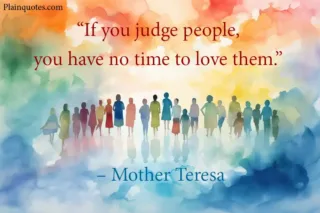if you judge people