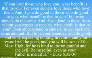 if you love those who love you