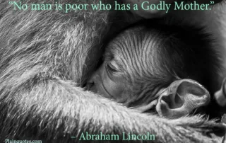 no man is poor who has a Godly Mother