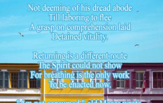 No man saw awe, nor to his house poem