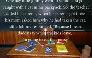 One day Little Johnny went to school