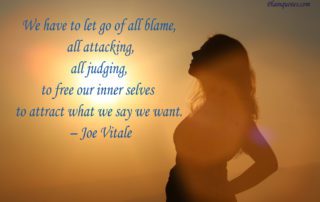 We have to let go of all blame image