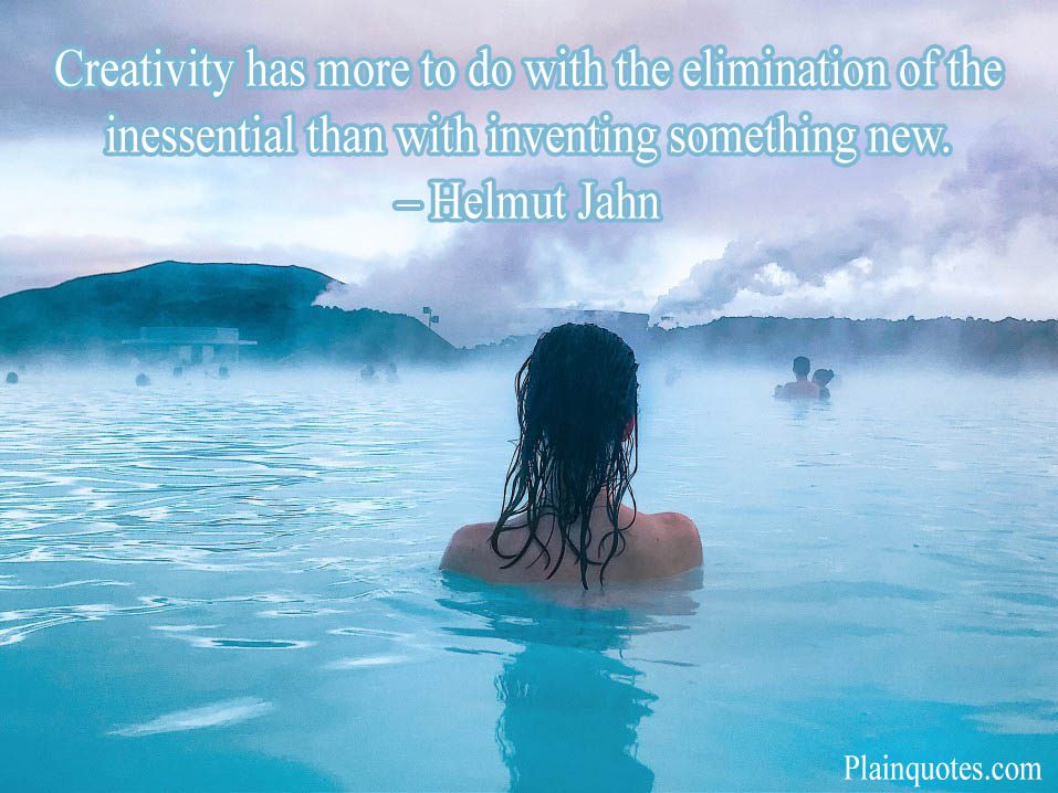 Creativity has more to do