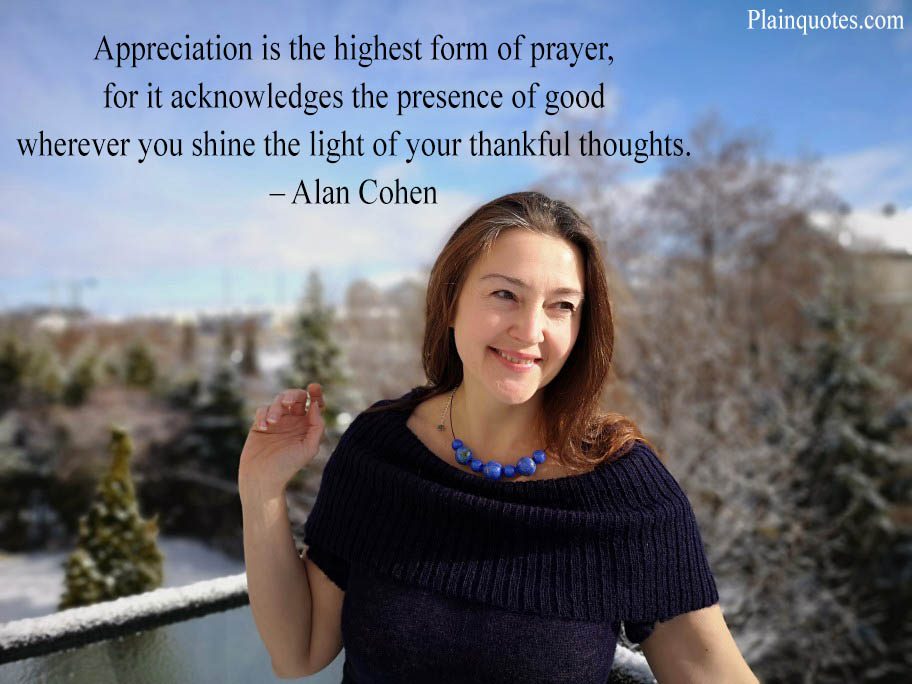 appreciation is the highest