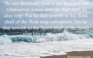 be not deceived
