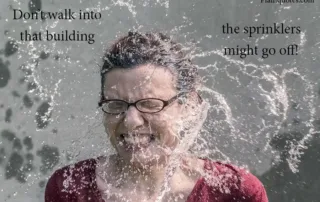 Don’t walk into that building