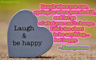 Laugh when you can image