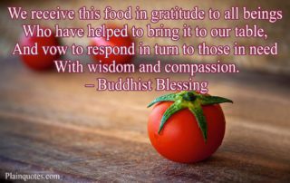 We receive this food in gratitude image