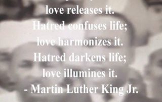 Hatred paralyzes life