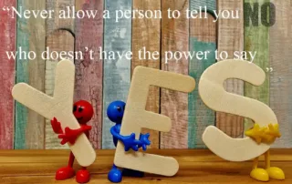 never allow a person