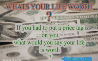 If you had to put a price tag