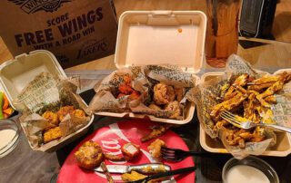 WingStop Boneless Wings Fried Corn VOODOO Fries