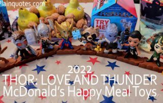 Thor Love and Thunder Happy Meal Toys