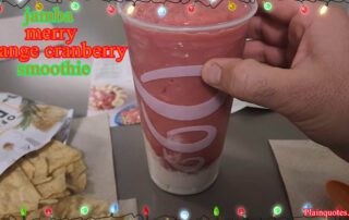 Jamba merry orange cranberry smoothie