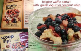 Jamba Belgian waffle parfait