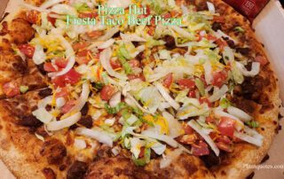 Pizza Hut Fiesta Taco Beef Pizza