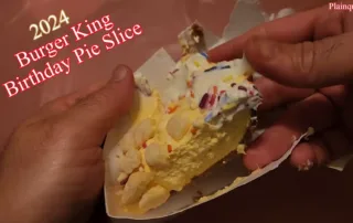 Burger King Birthday Pie