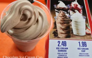Costco Food Court Chocolate Ice Cream Cup
