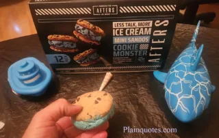 Afters Cookie Monster Mini Sandos Ice Cream