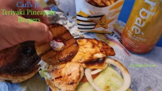 Carl's Jr. Teriyaki Pineapple Burgers