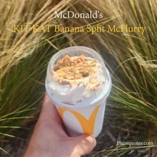 Kit Kat Banana Split McFlurry