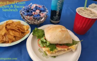 Costco Chicken and Bacon Sandwich